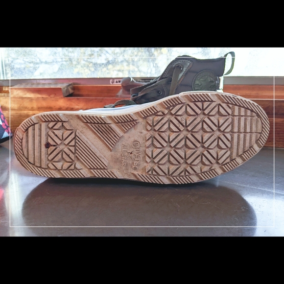 Converse insulated winter high tops size men's 10 women's 12 - Picture 4 of 5